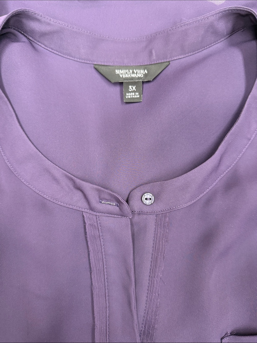 Plum colored Simply Vera blouse